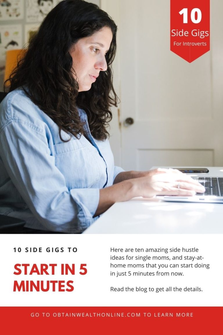 10 Amazing Side Gigs for Introverts That You Can Start in the Next 5 Minutes