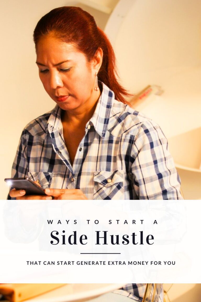 Ways to Start a Side Hustle
