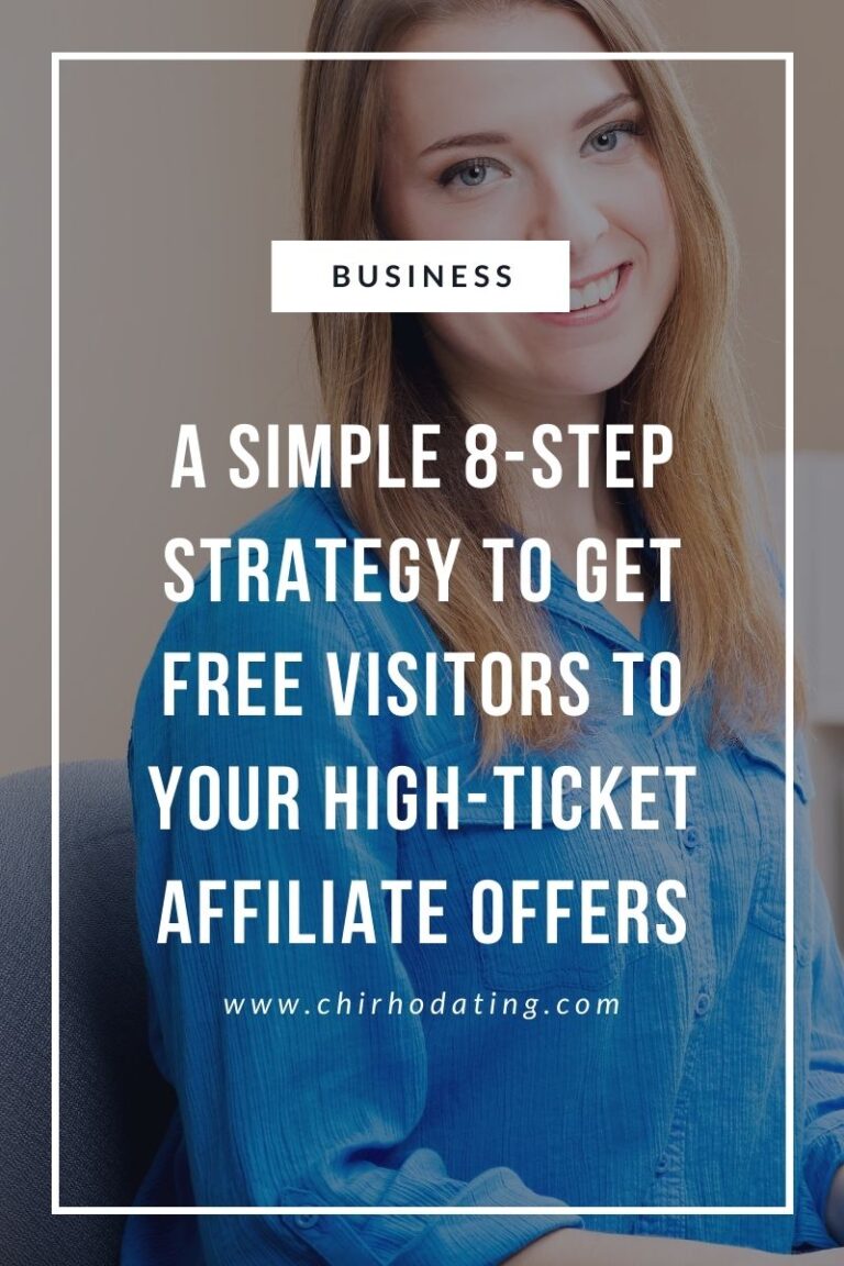 get free visitors to your high-ticket affiliate offers,