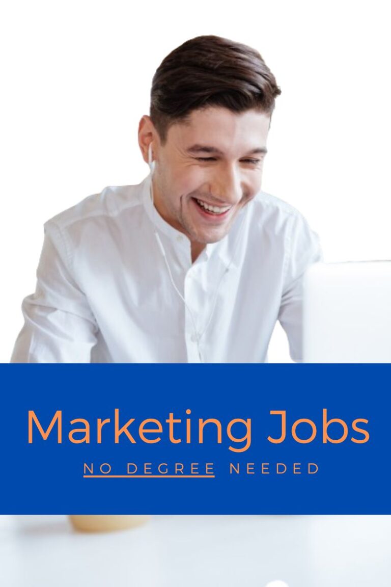 marketing jobs without a degree,