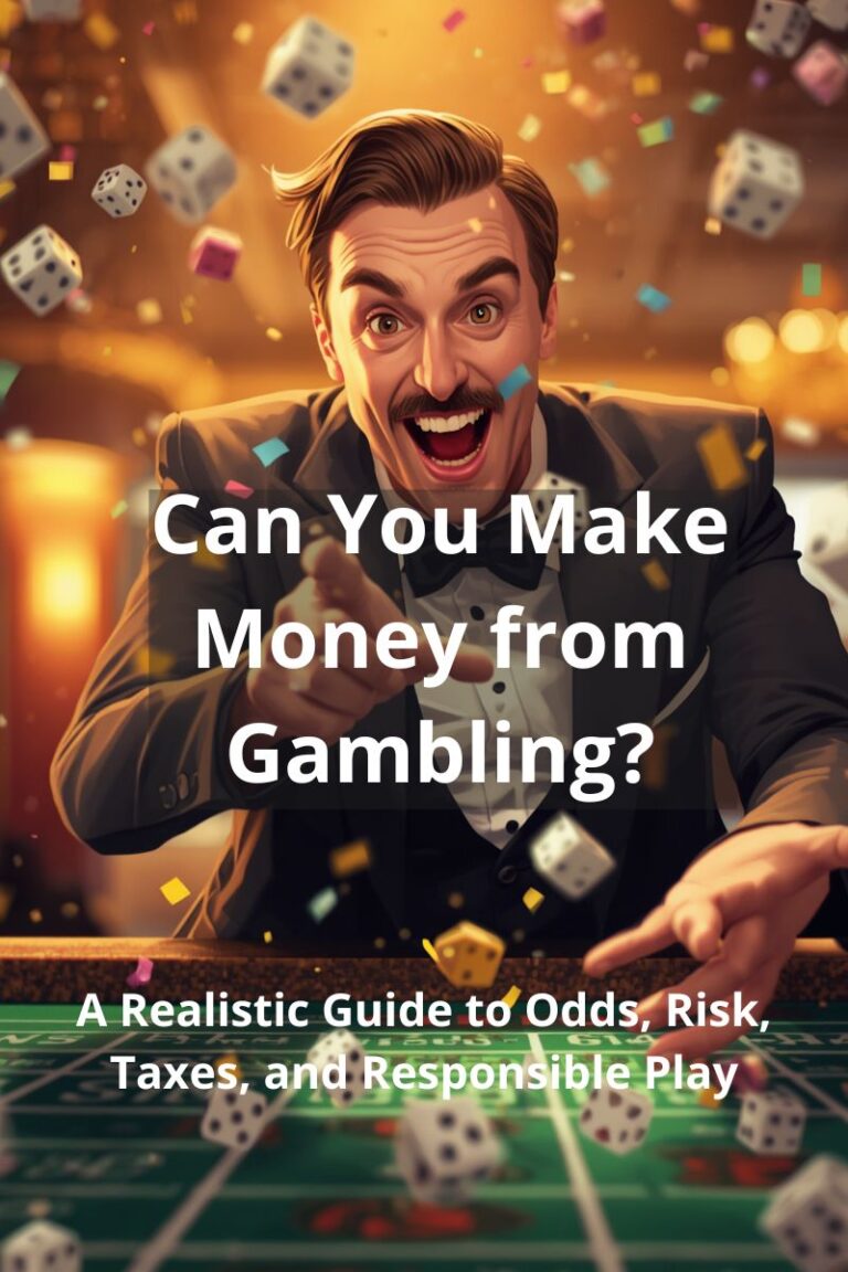 Can You Make Money from Gambling? A Realistic Guide to Odds, Risk, Taxes, and Responsible Play