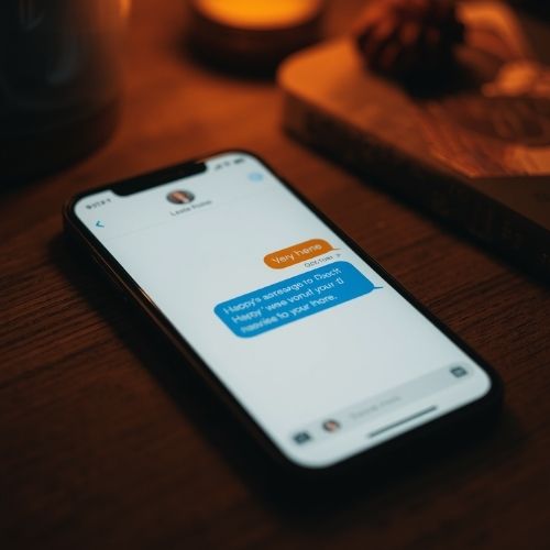Suspicious online messages used in investment scam conversations